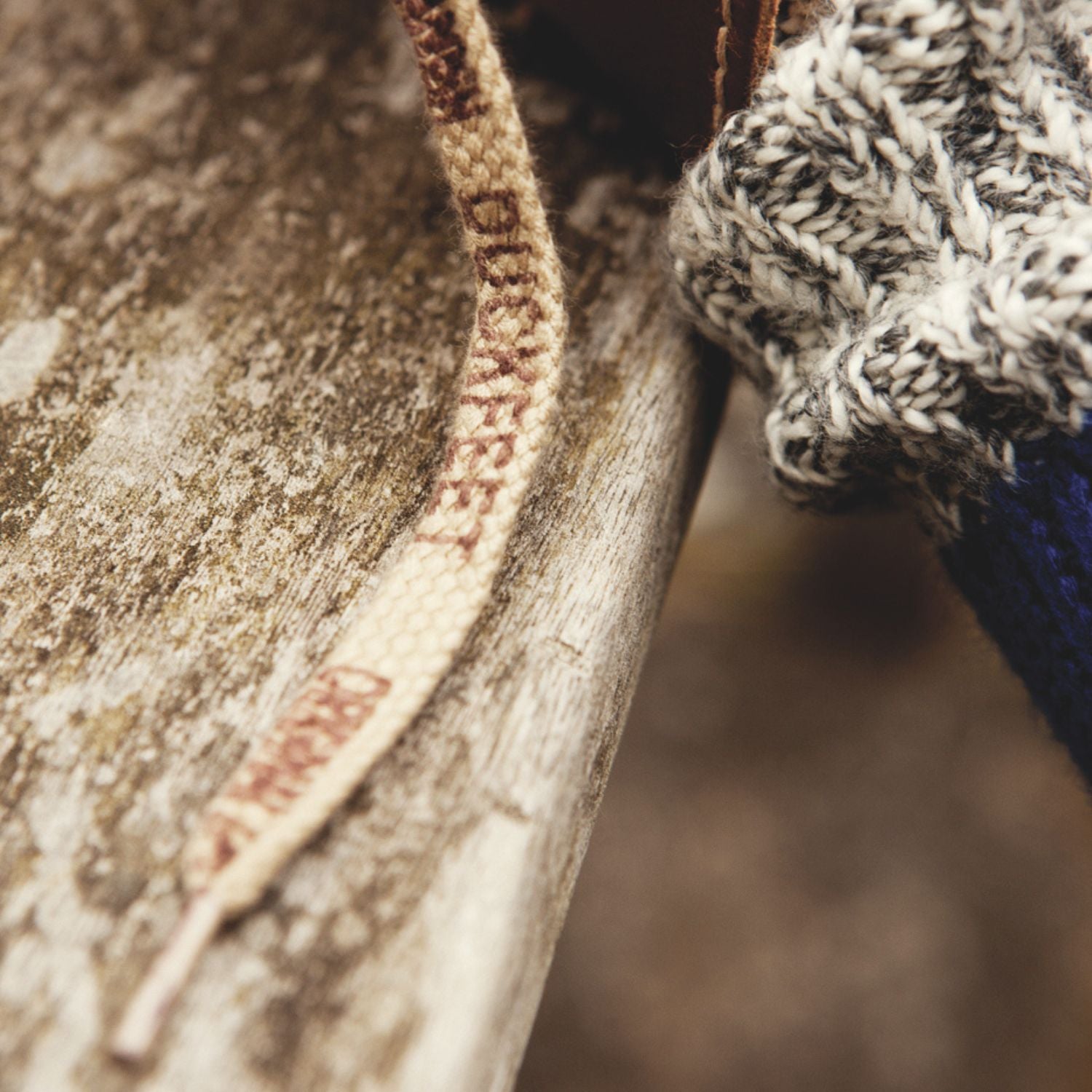 Duckfeet Printed Laces Brown