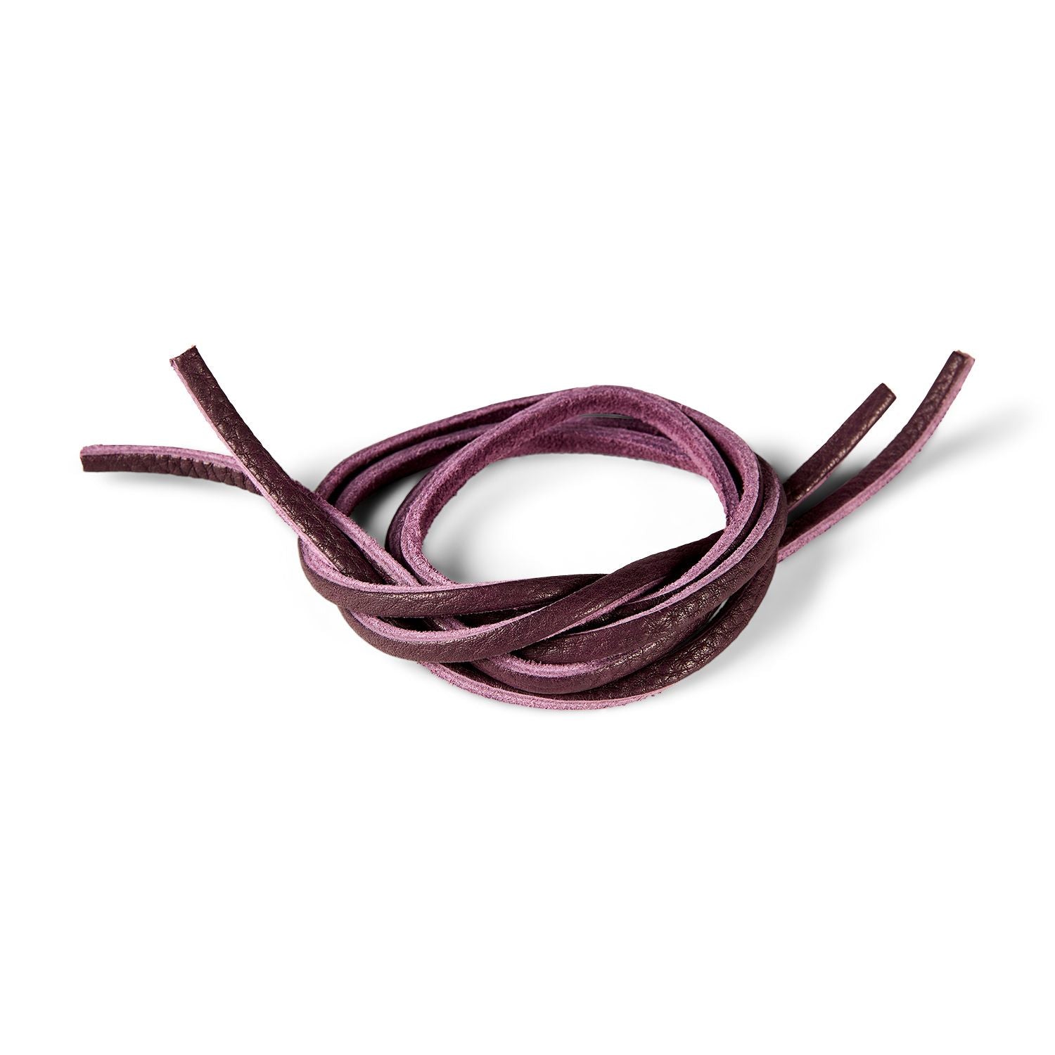 Leather Laces Plum