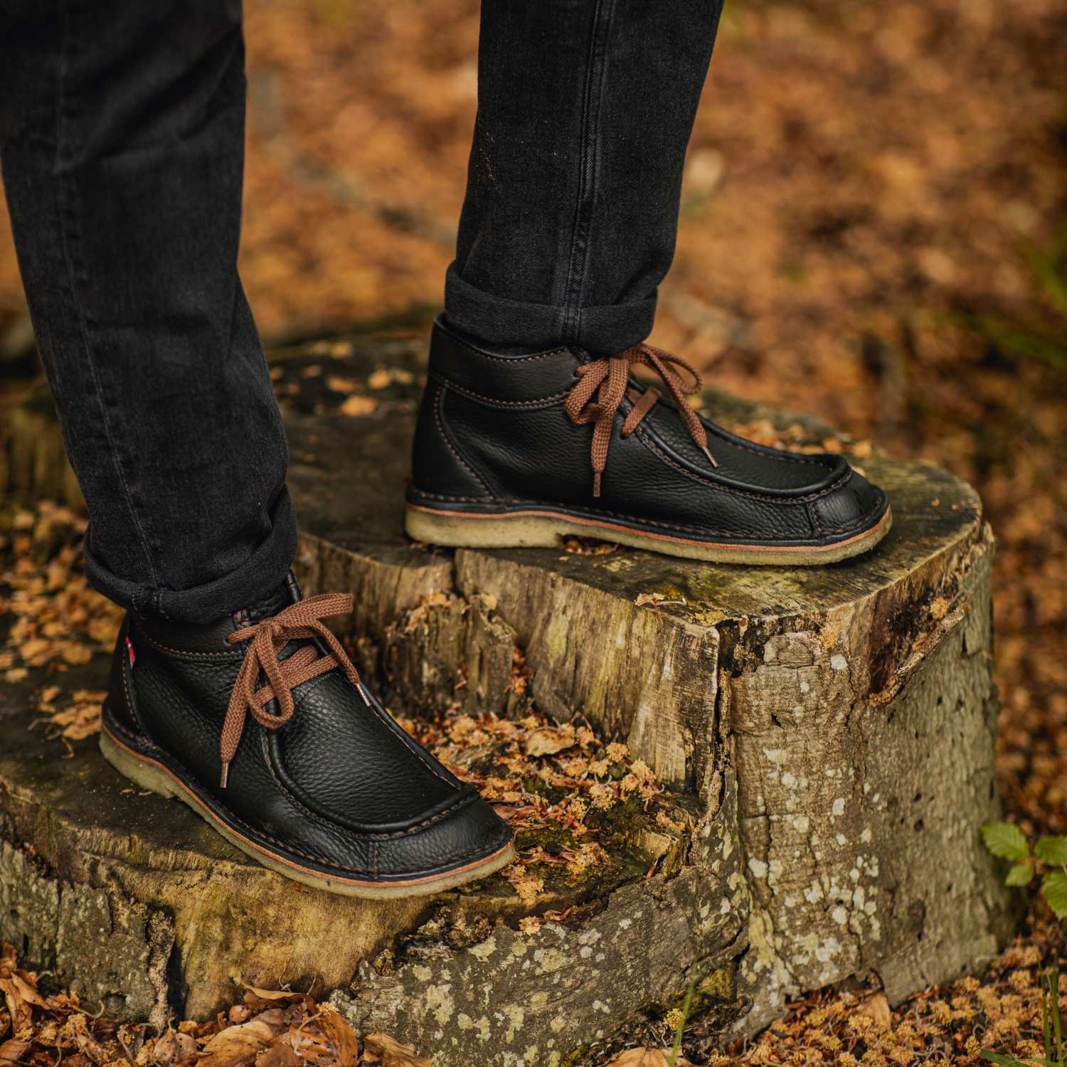 Duckfeet Ribe Black moccasin leather ankle boot, additional product image 1