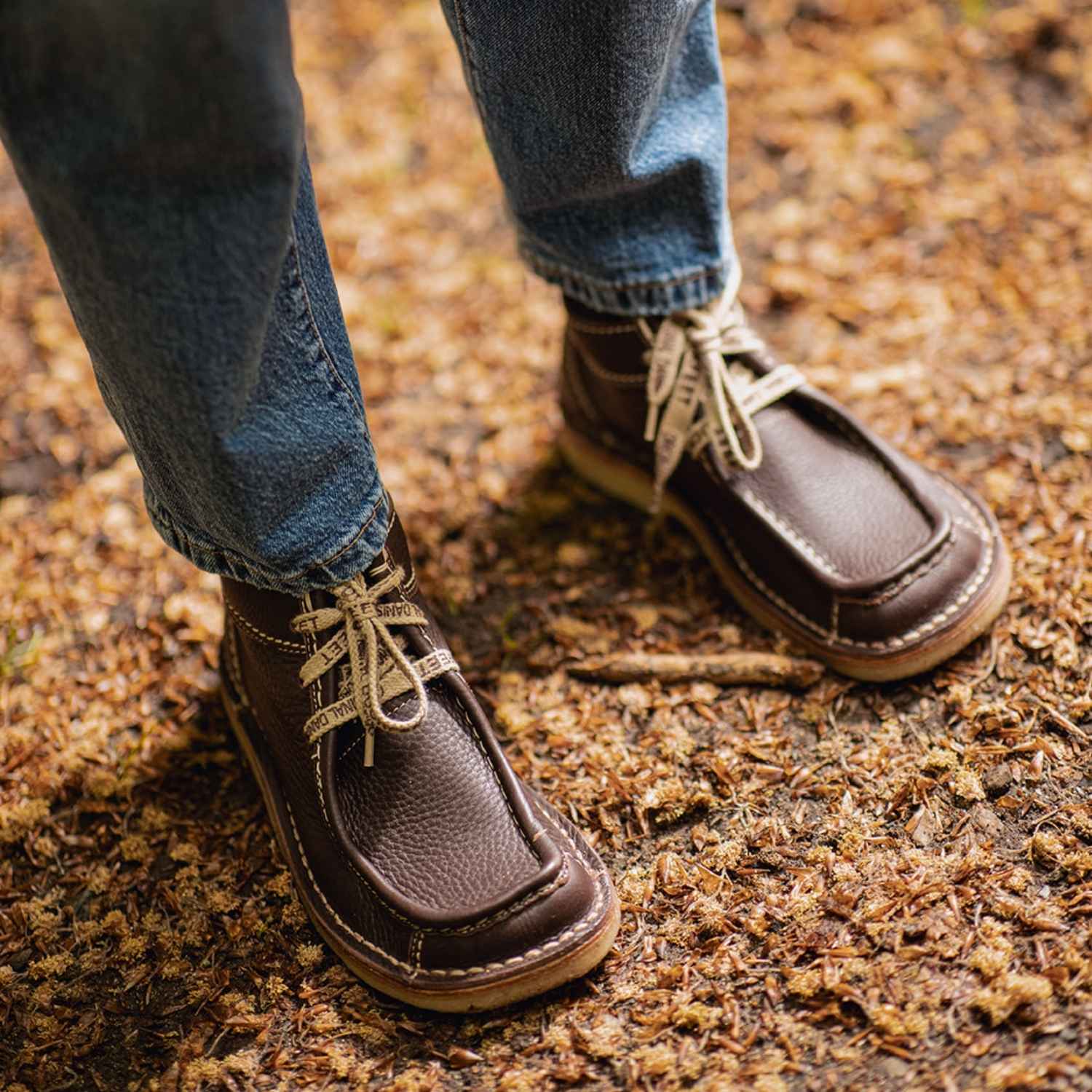 Duckfeet Ribe Choco moccasin leather ankle boot, additional product image 1