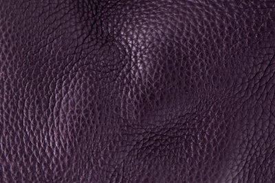 Soft Pebbled Leather - Plum